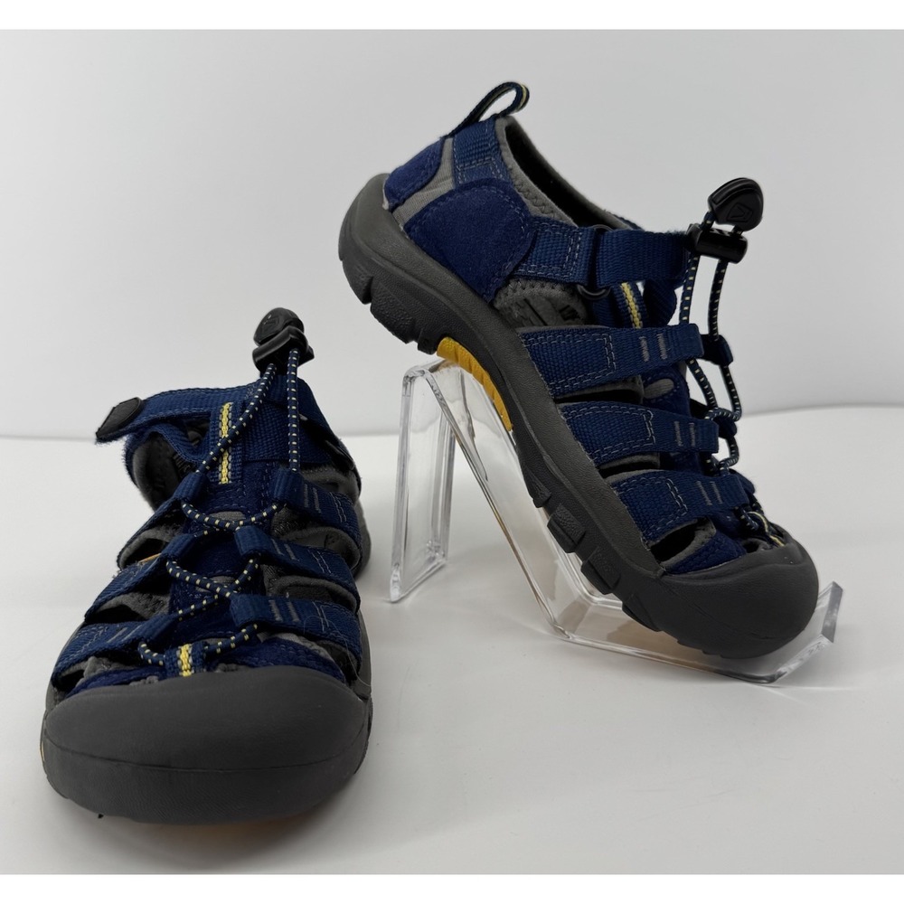 KEEN Kids Newport H2 Sandals Youth US 1 Blue Waterproff Hiking Sport Closed Toe